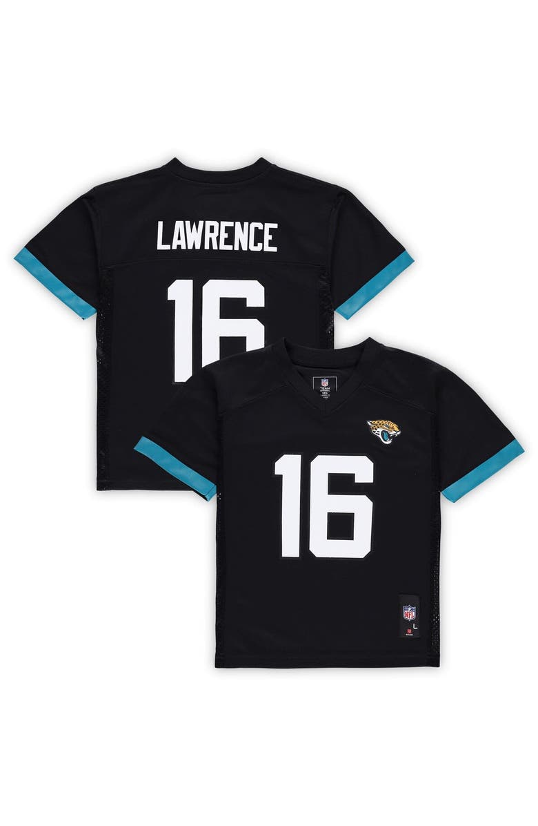 Outerstuff Preschool Trevor Lawrence Teal Jacksonville Jaguars Replica Player Jersey, Main, color, 