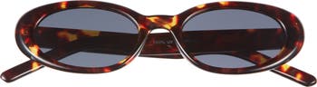 Narrow Oval Sunglasses