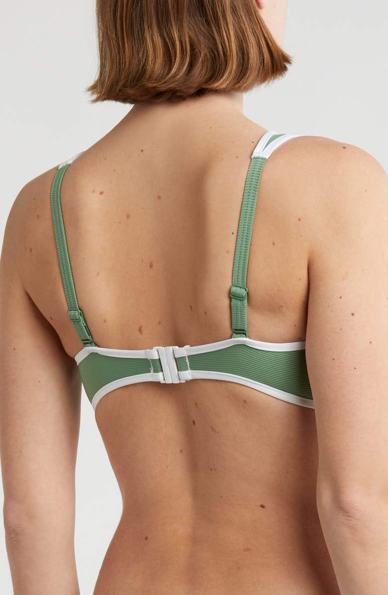 Sea Level Elite Paneled Longline Bikini Top, Alternate, color, 