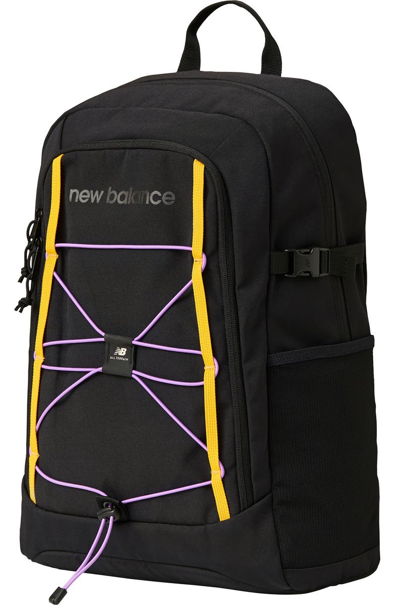 New Balance Terrain Bungee Backpack, Alternate, color, Black