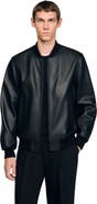 SANDRO Leather jacket