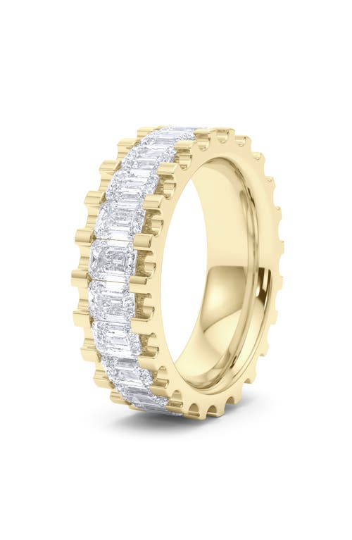 Hautecarat Emerald Lab Grown Diamond Channel Ring