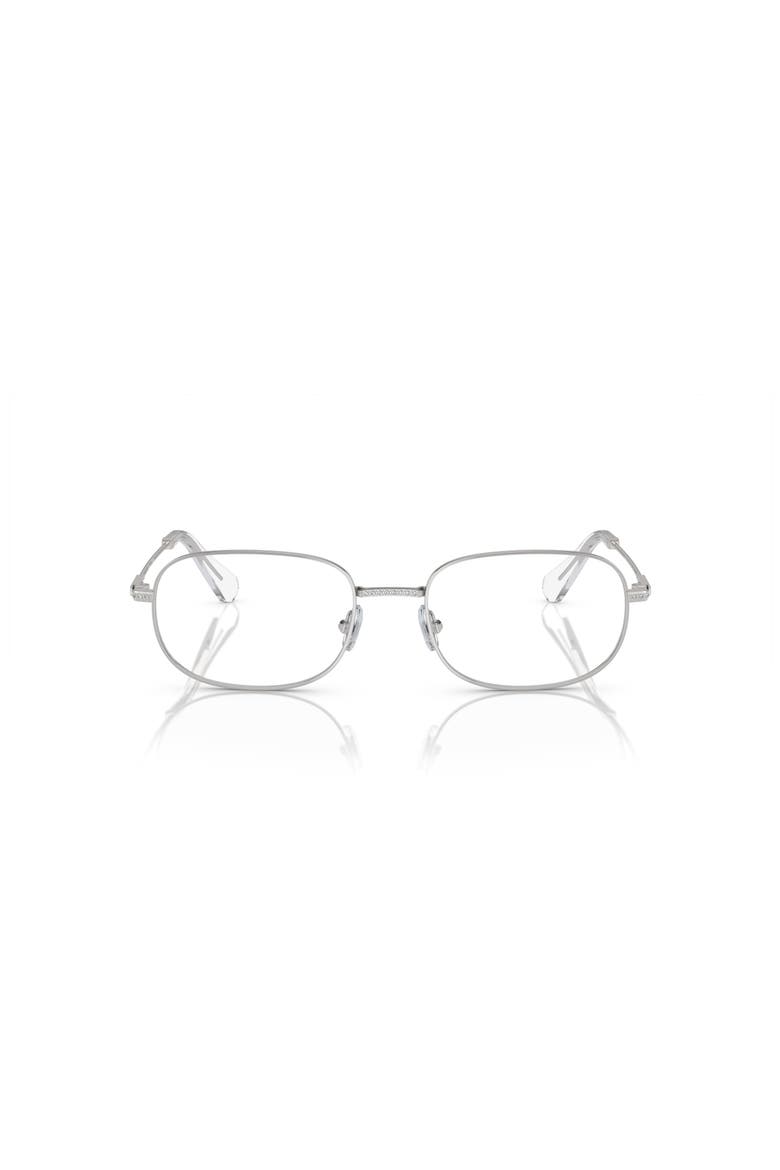 52mm Rectangle optical glasses, Alternate, color, Silver