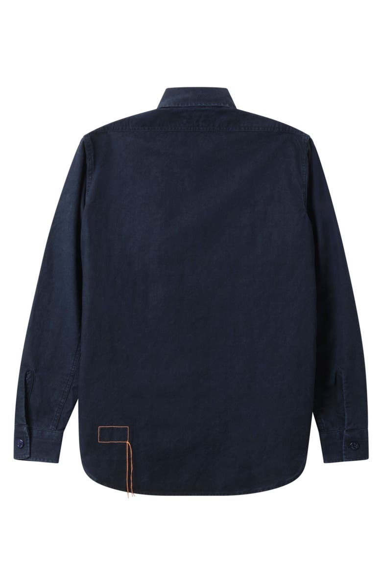 Fortela CPO Denim Overshirt, Alternate, color, Blue