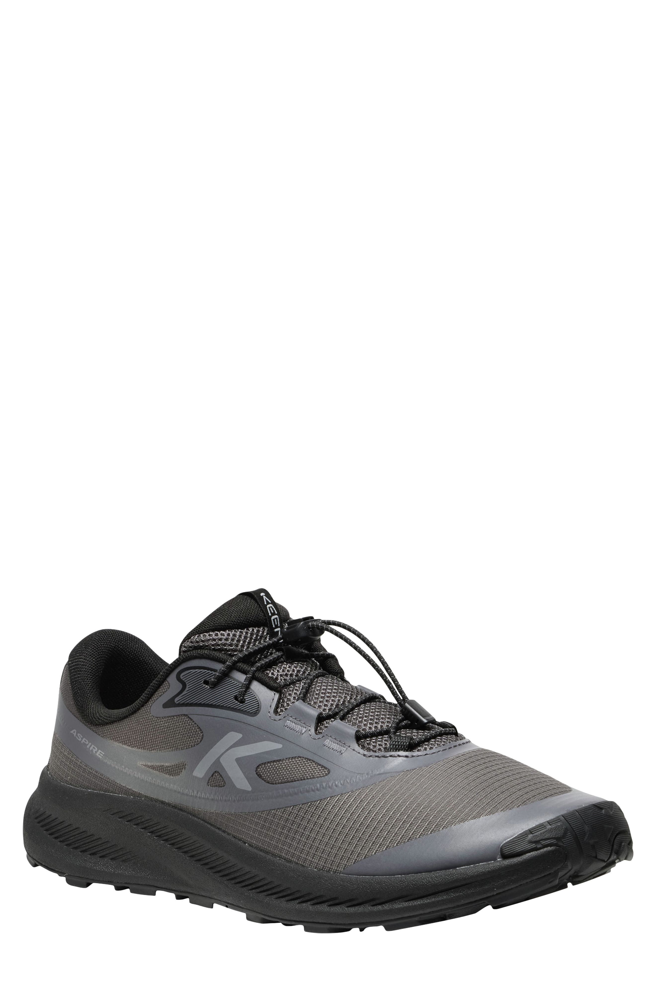 Aspire Waterproof Hiking Sneaker, Main, color, STEEL GREY/ BLACK