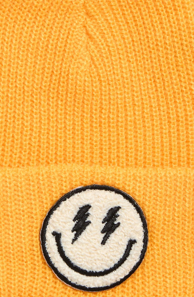 Tiny Whales Kids' No Sad Days Beanie, Alternate, color, Sunshine