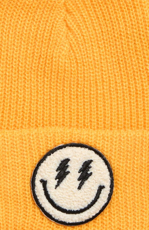 Tiny Whales Kids' No Sad Days Beanie In Yellow