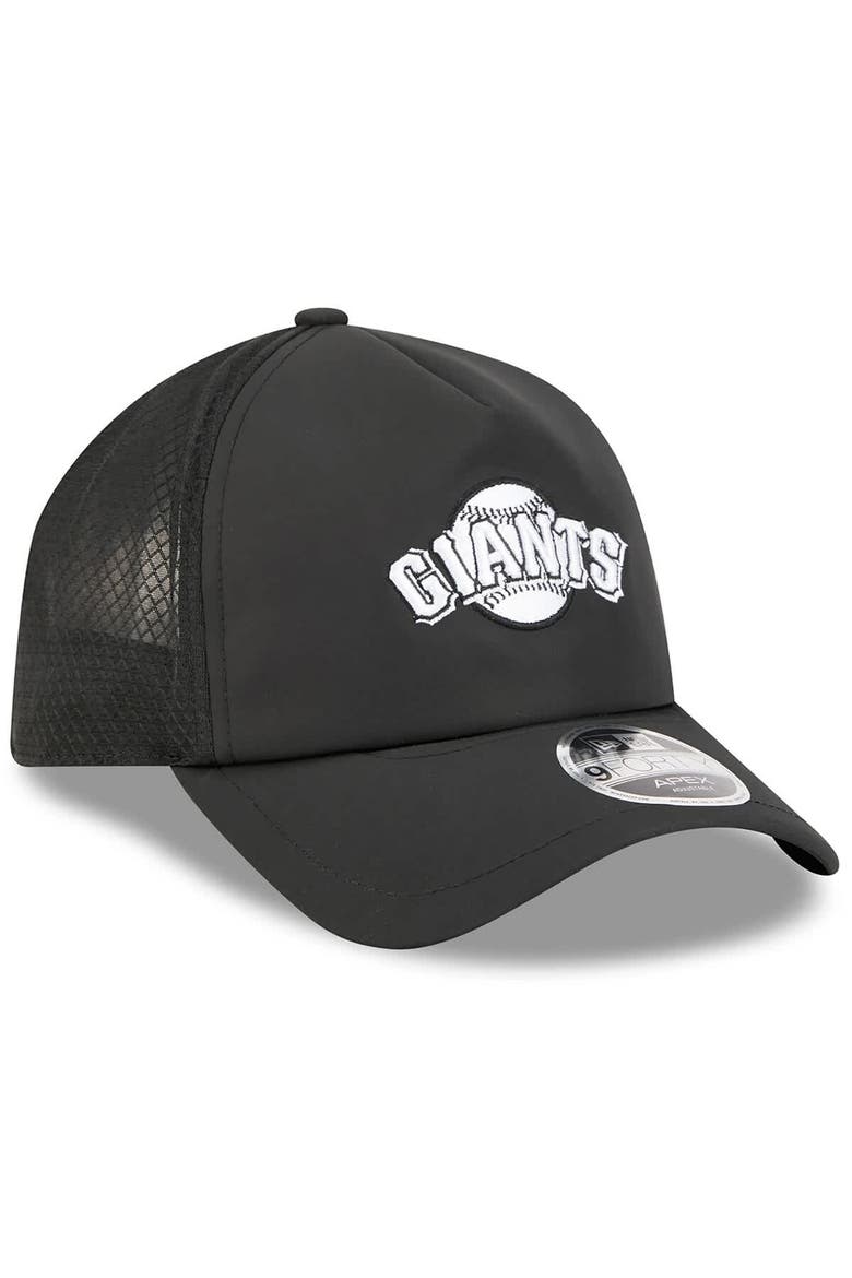 Men's New Era Black San Francisco Giants 2026 Batting Practice Alternate Apex 9FORTY Adjustable Hat, Alternate, color, Black