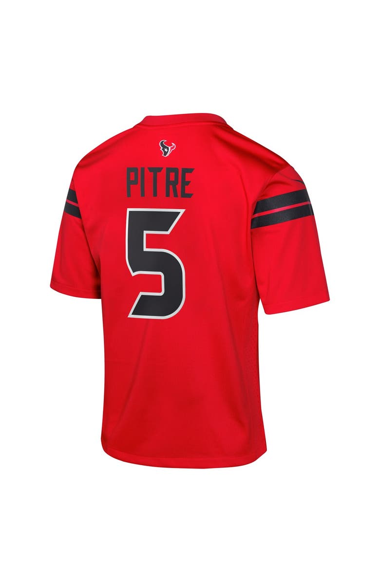 Nike Youth Nike Jalen Pitre Red Houston Texans Alternate Game Jersey, Alternate, color, 