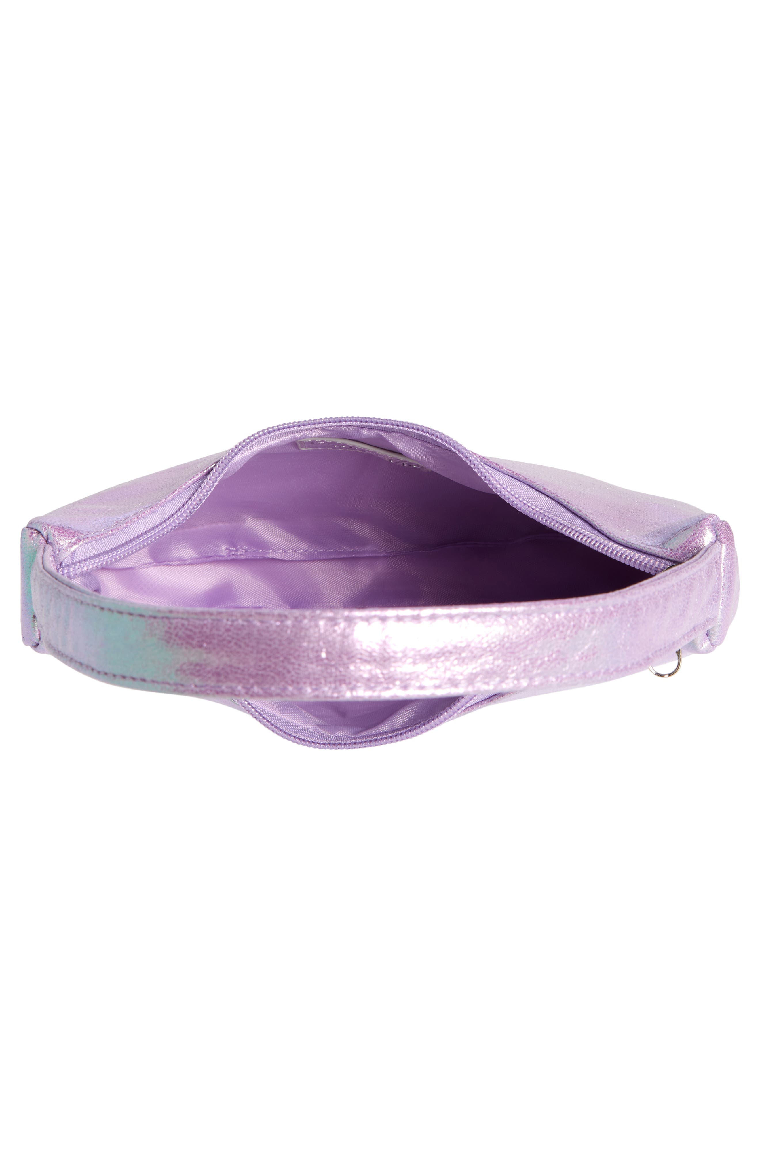 Capelli New York Kids' Metallic Shoulder Bag, Alternate, color, 