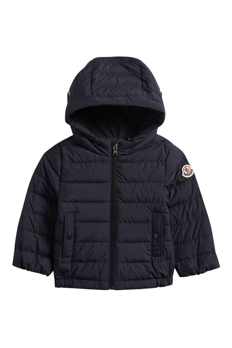 Kids' Dilar Hooded Down Puffer Jacket, Main, color, NAVY
