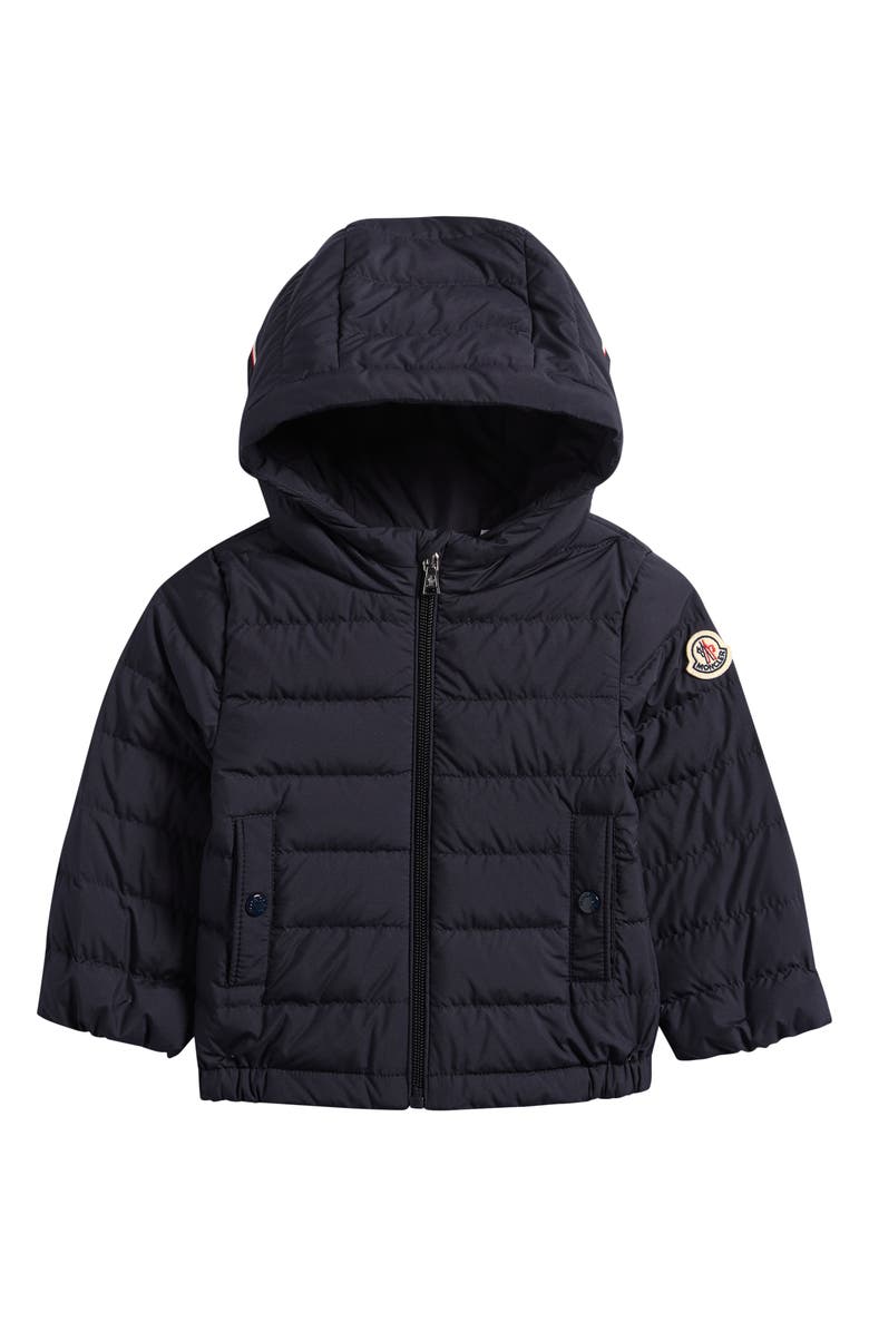 Moncler Kids' Dilar Hooded Down Puffer Jacket, Main, color, Navy