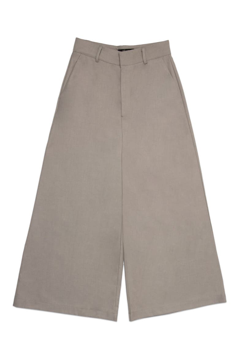 Martin Pleated Wide Leg Pants, Main, color, LIGHT GREY