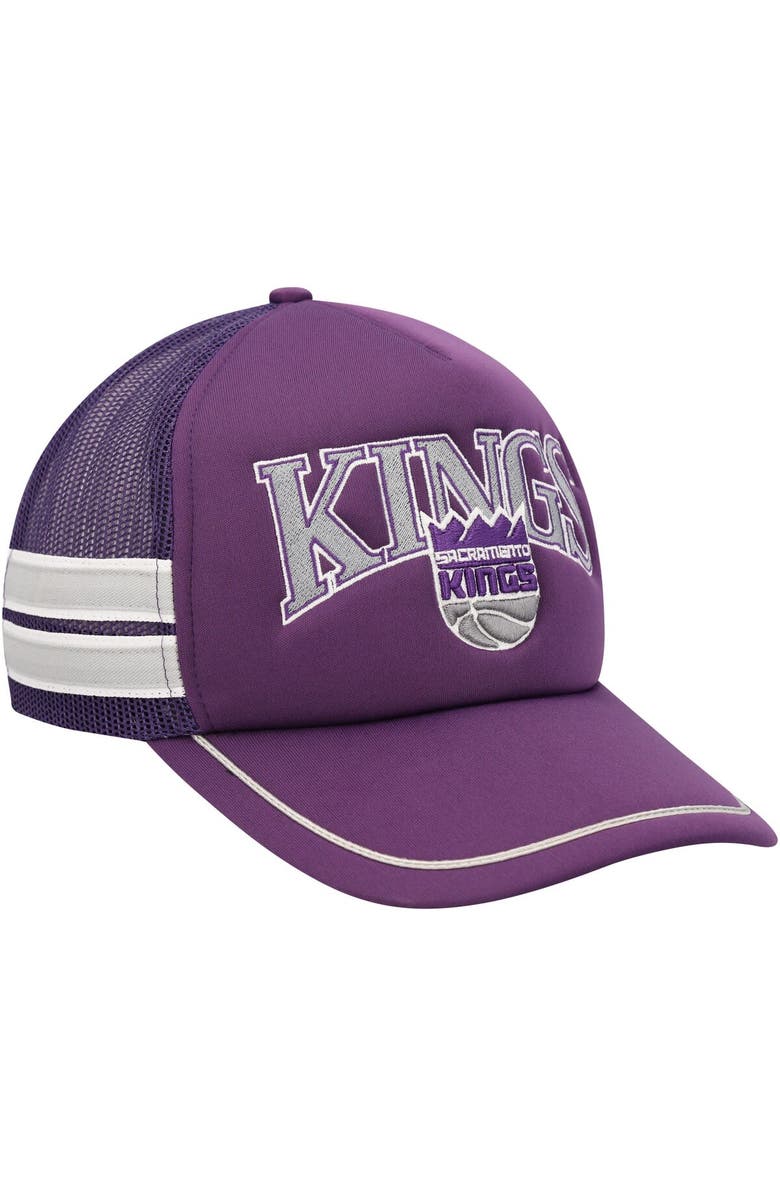 '47 Men's '47 Purple Sacramento Kings Sidebrand Stripes Trucker Adjustable Hat, Alternate, color, Purple