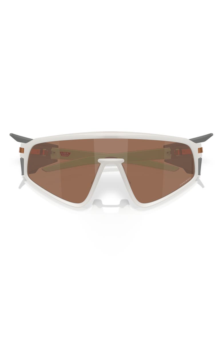 Oakley 135mm Prizm<sup>™</sup> Shield Sunglasses, Alternate, color, Matte Vapor / Prizm Tungsten