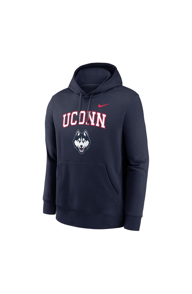 Nike Men's Nike Navy UConn Huskies Club Pullover Hoodie, Alternate, color, Navy