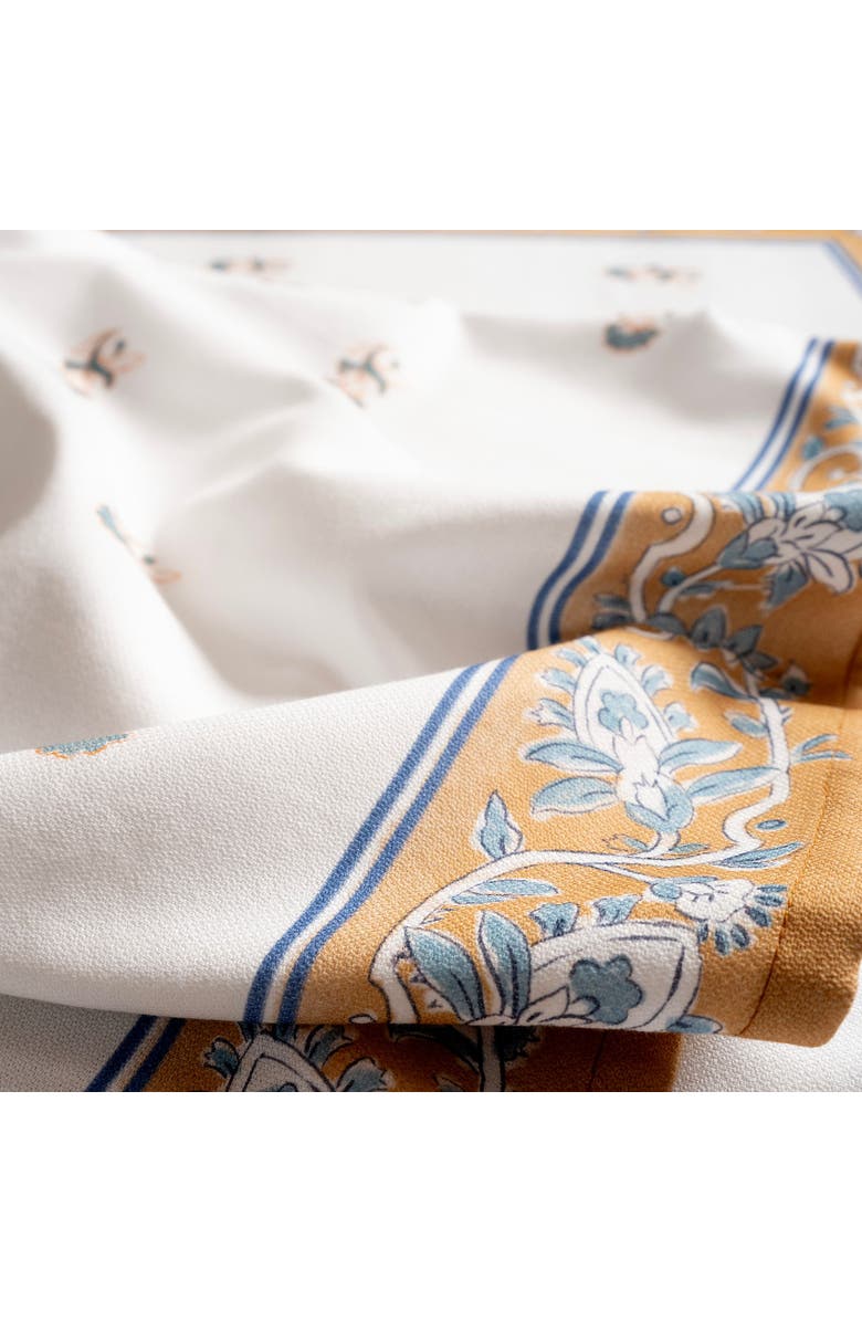 Zsa Zsa Zsu Baklan Digital Printed 100% Cotton Peshtemal 2 Piece Set, Alternate, color, Ecru