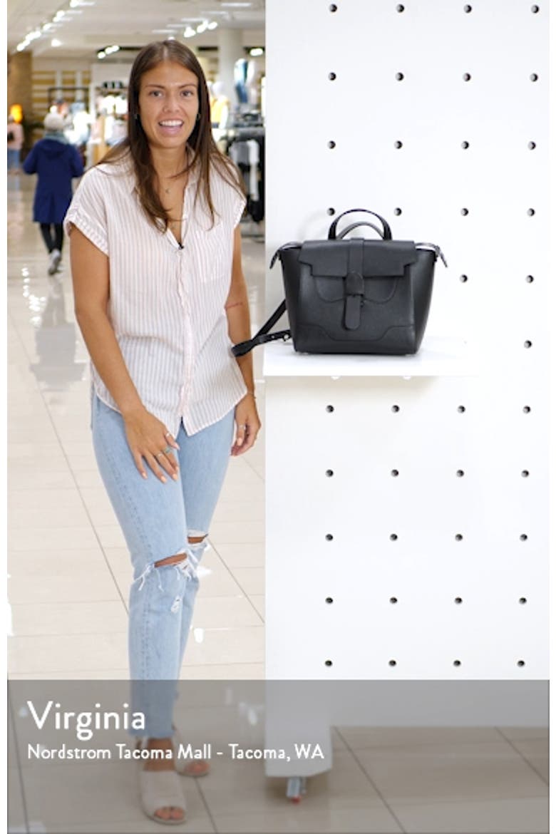 Medium Maestra Pebbled Leather Convertible Satchel video
