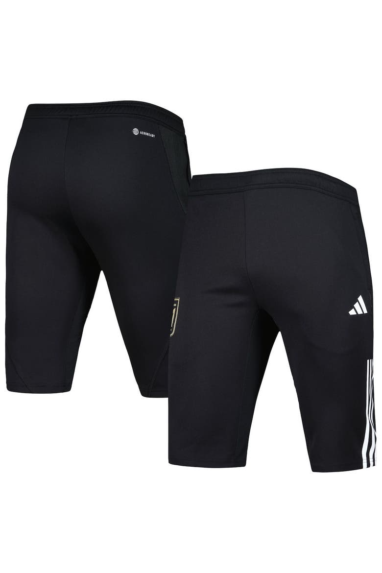 Men's adidas Black LAFC 2023 On-Field Training AEROREADY Half Pants, Main, color, Black