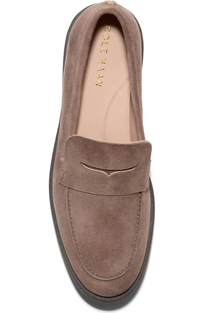 Cole Haan Geneva Platform Penny Loafer, Alternate, color, Lava Suede
