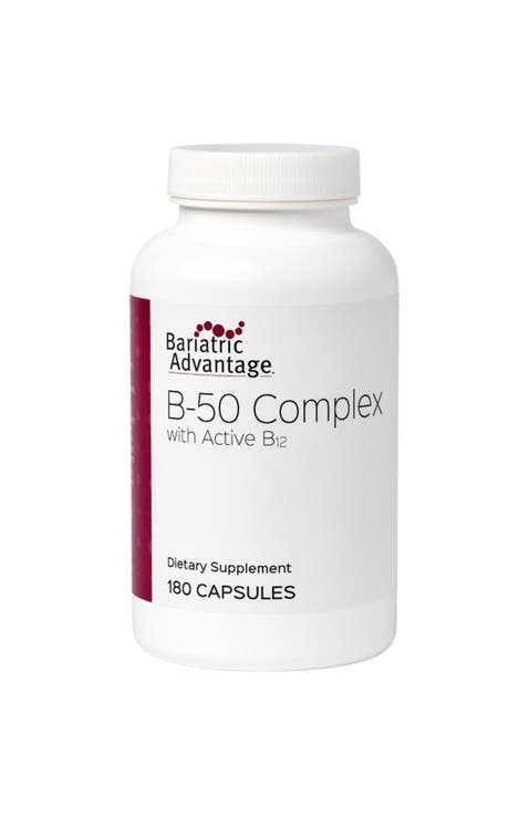 Vitamin B50 Complex High-Potency Easy-Digest Mini Capsules 180 Count