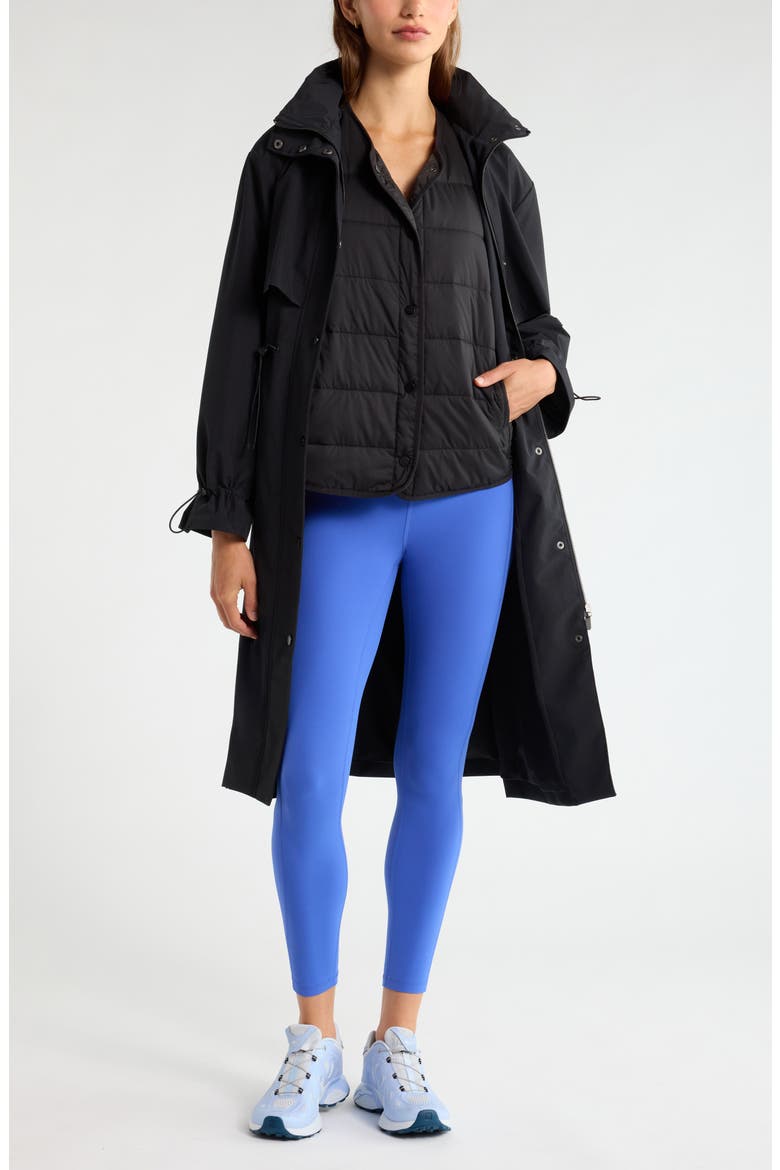 3-in-1 Trench Coat, Alternate, color, BLACK