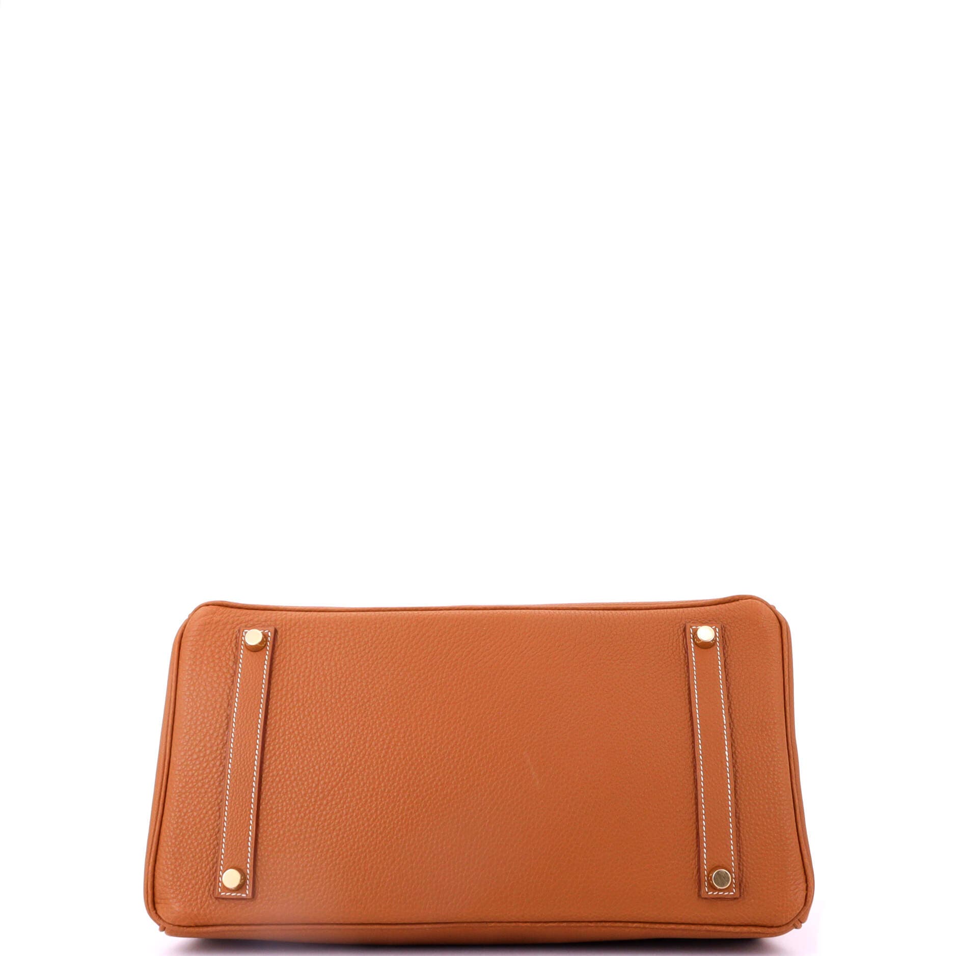 Pre-Owned Hermes Birkin Handbag Brown Togo with Gold Hardware 35, Alternate, color, Gold