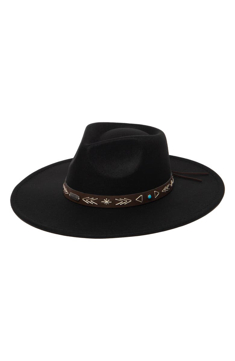 San Diego Hat Faux Felt Fedora Hat, Main, color, 