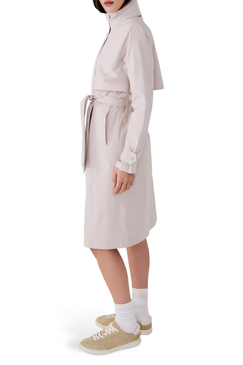 Alizé Rain Trench Coat, Alternate, color, ABALONE