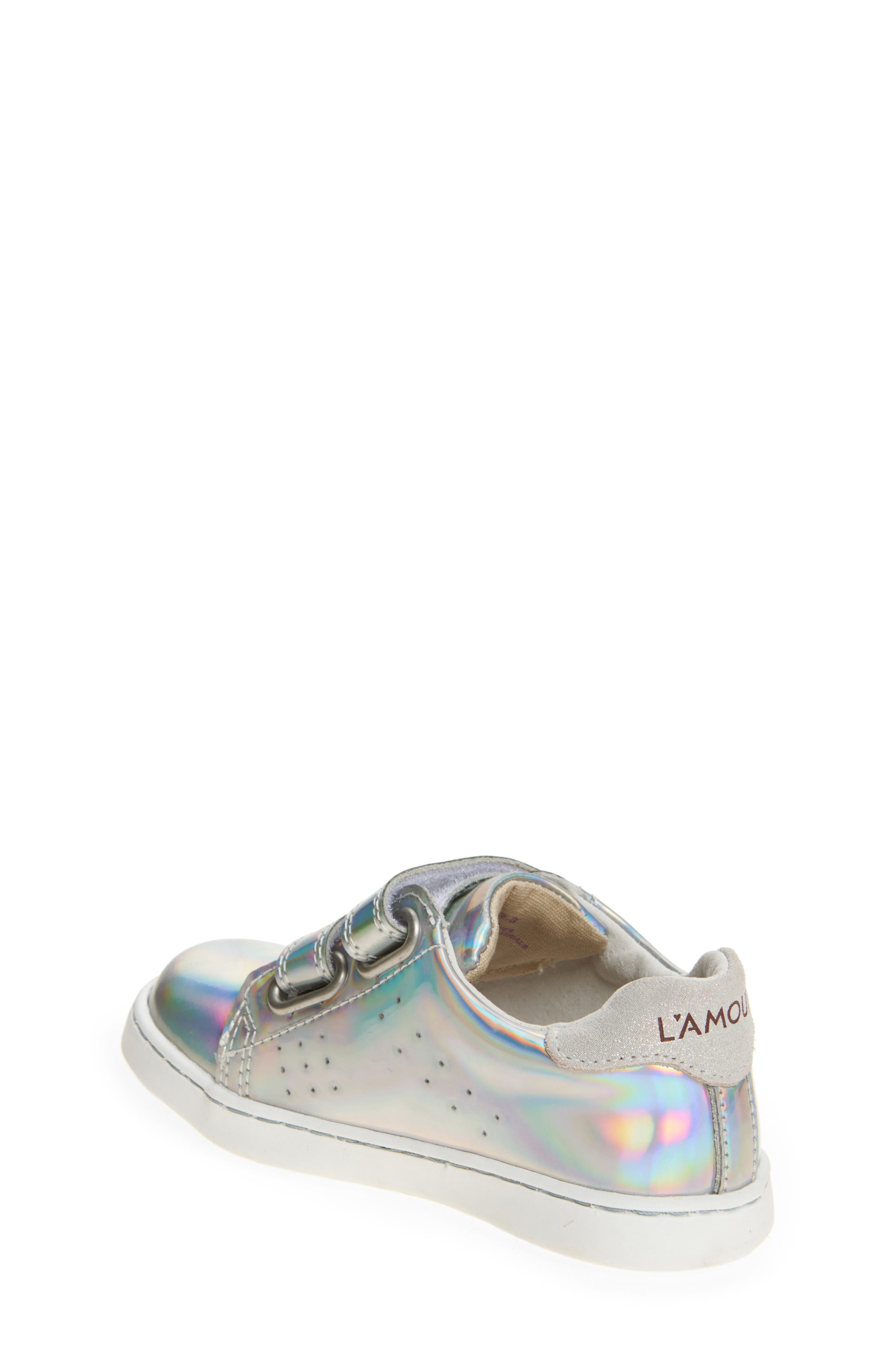 L'AMOUR Kenzie Sneaker, Alternate, color, Holographic