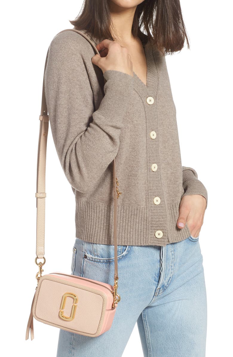 Marc Jacobs The Marc Jacobs The Softshot 17 Leather Bag, Alternate, color,