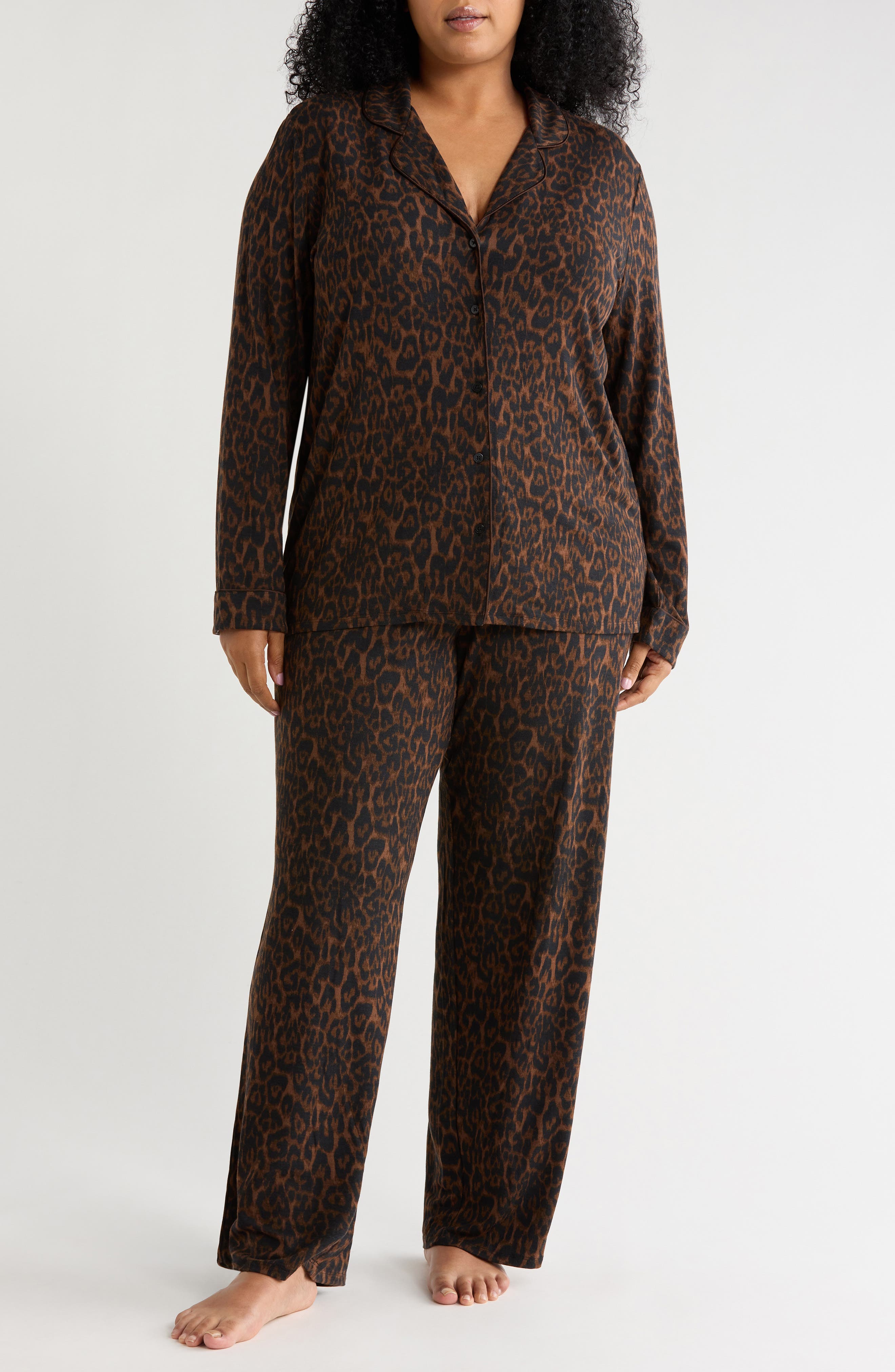 selected BROWN P- BLACK ELEGANT LEOPARD