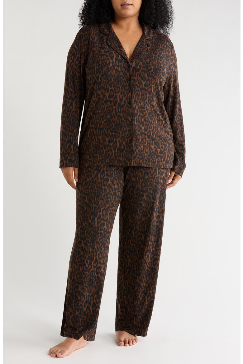 Moonlight Eco Nightshirt, Main, color, BROWN P- BLACK ELEGANT LEOPARD
