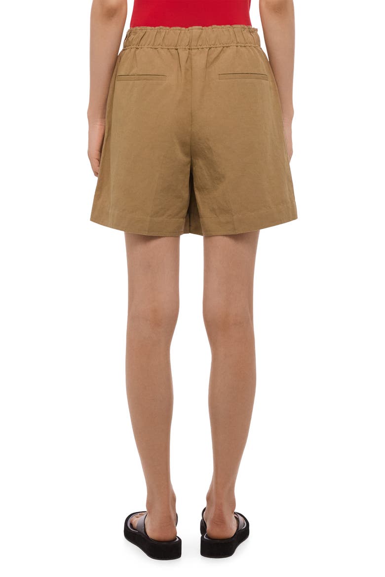Cotton & Linen Shorts, Alternate, color, TRENCH
