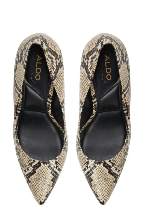 Aldo Lala Pointed Toe Pump In Black Combo