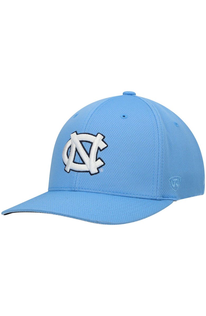 TOP OF THE WORLD Men's Top of the World Carolina Blue North Carolina Tar Heels Reflex Logo Flex Hat, Main, color, Light Blue