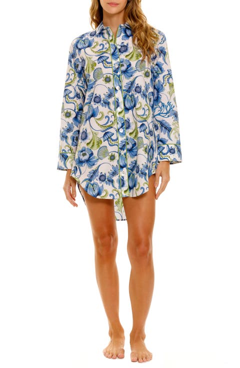 Sissy Green Medusa Cotton Nightgown