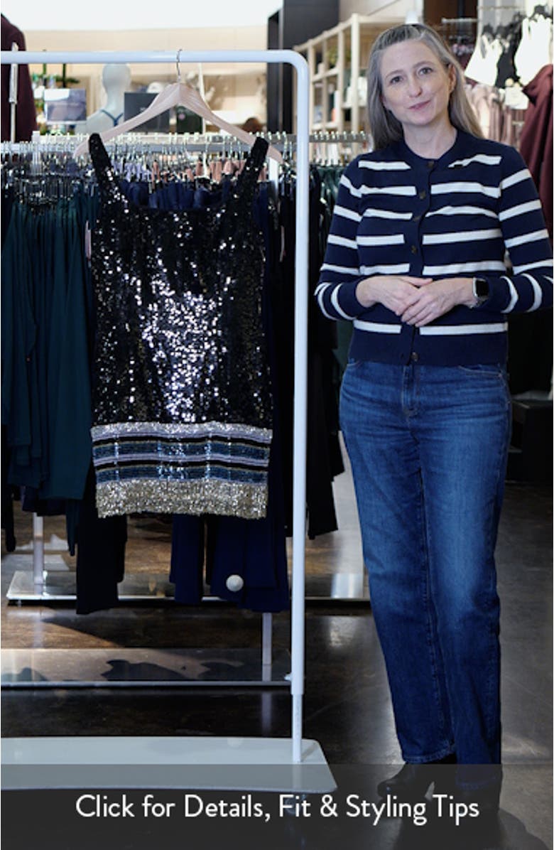 Augustine Sequin Minidress, sales video thumbnail