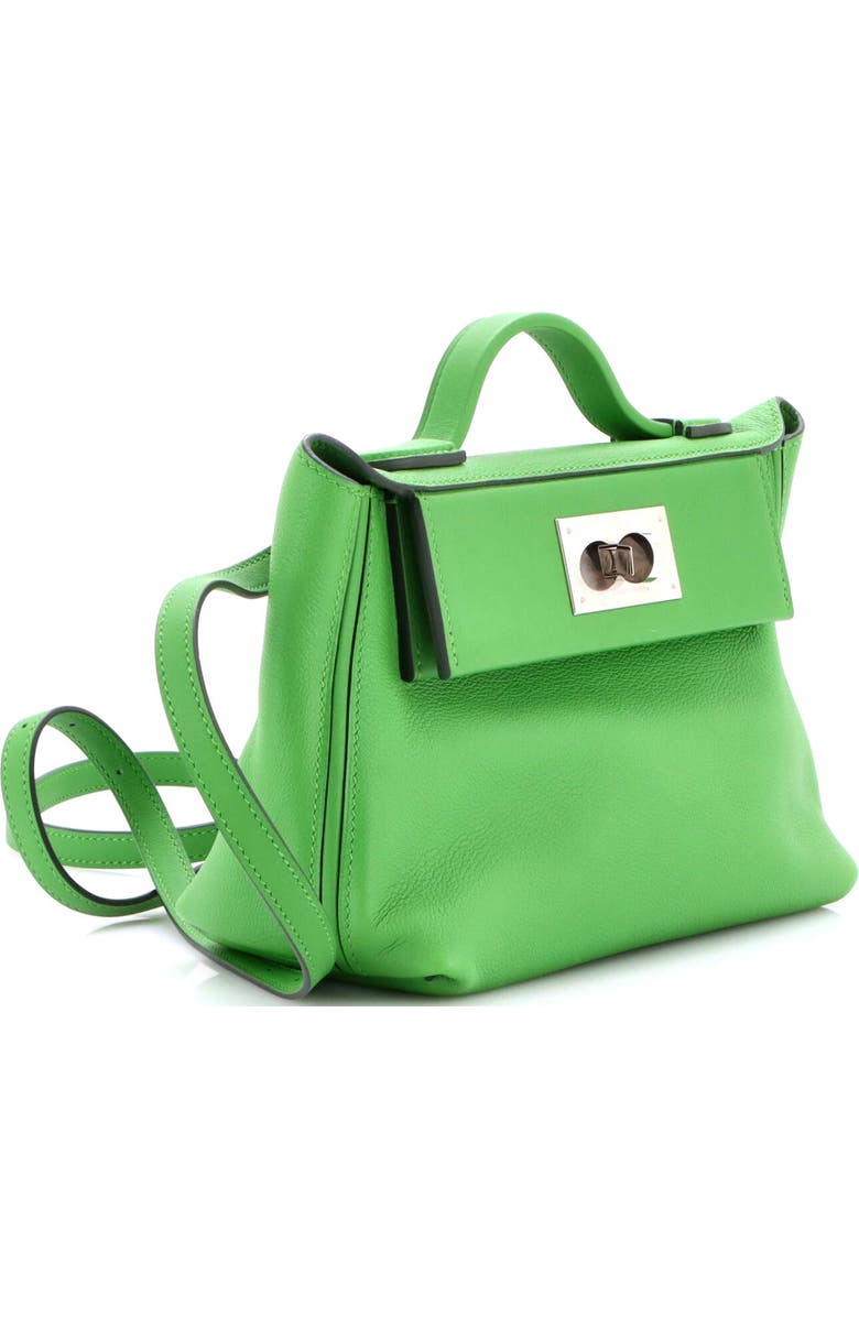 Pre-Owned Hermes 24/24 Bag Evercolor with Swift 21, Alternate, color, Vert Yucca