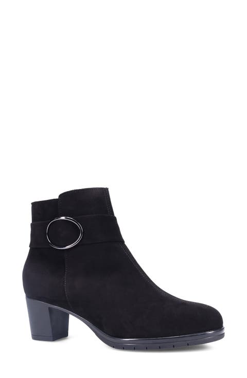 Rosalie Water Resistant Buckle Bootie (Women)