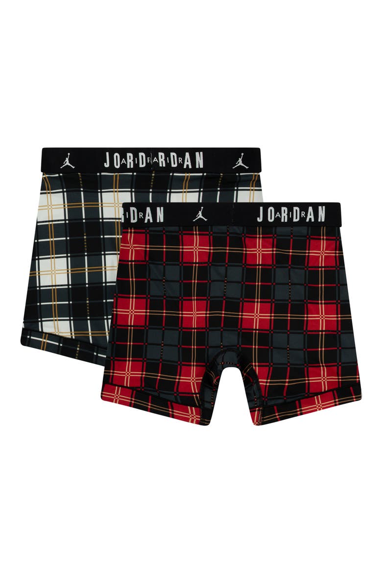 2-Pack Plaid Boxer Briefs, Alternate, color, WHITE