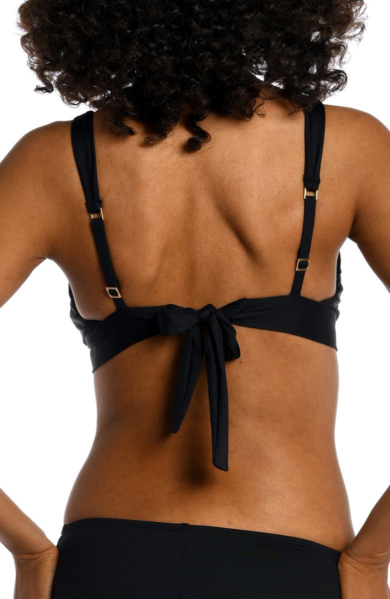 La Blanca Island Goddess Triangle Bikini Top, Alternate, color, 