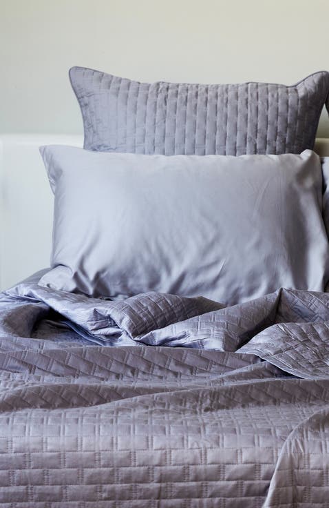 Luxury 100% Viscose Cooling Quilted Brick Coverlet