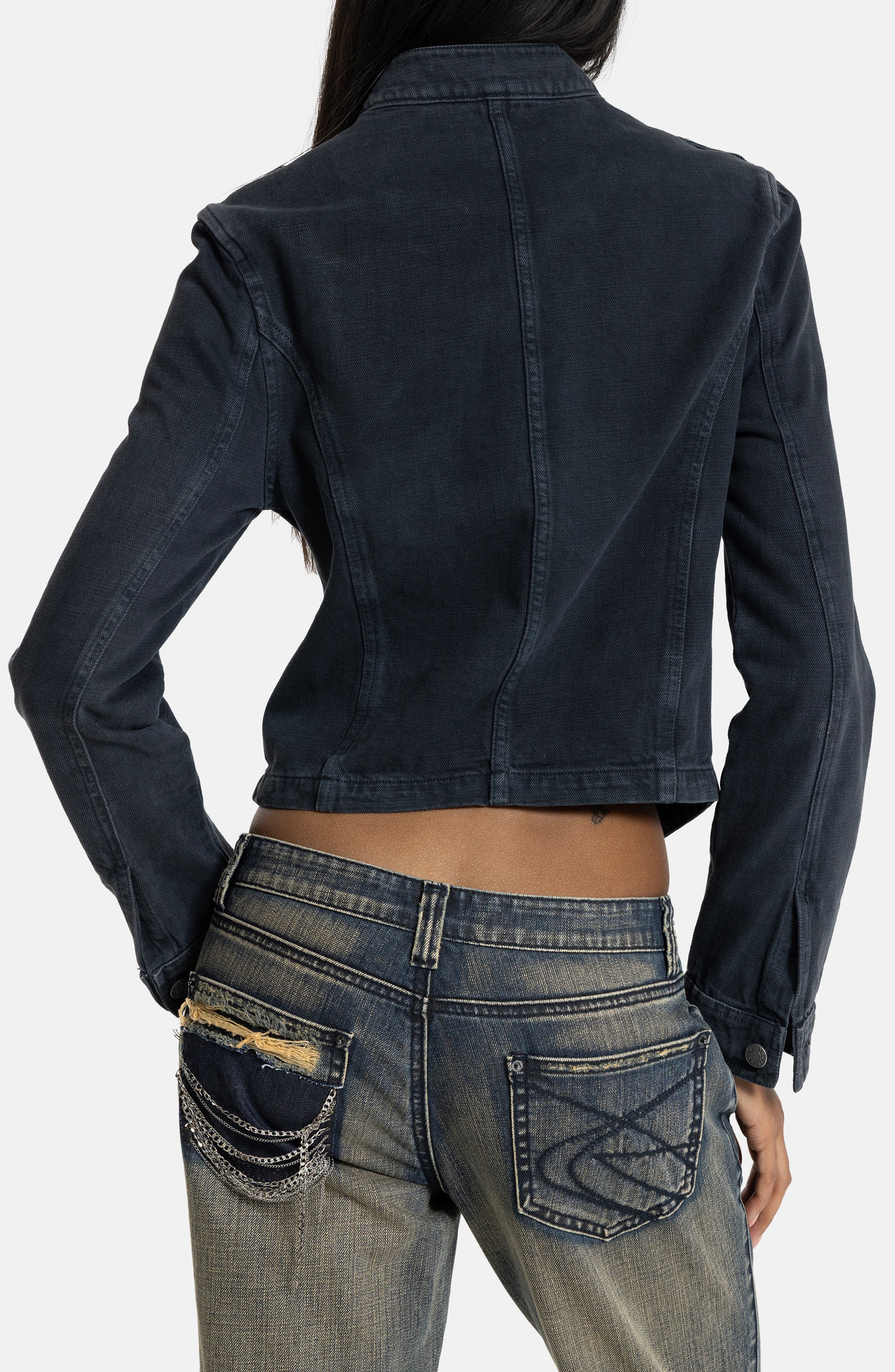 Denim Drummer Jacket - image 2