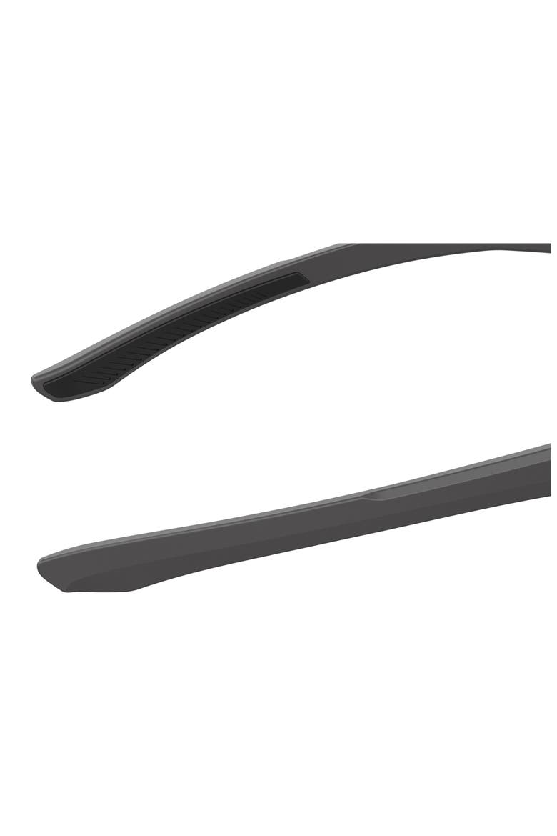 70mm Polarized Oversize Sport Sunglasses, Alternate, color, GREY BLACK