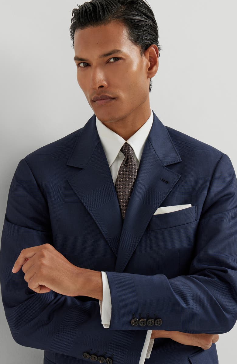 Brunello Cucinelli Necktie with jacquard pattern, Alternate, color, Hazelnut