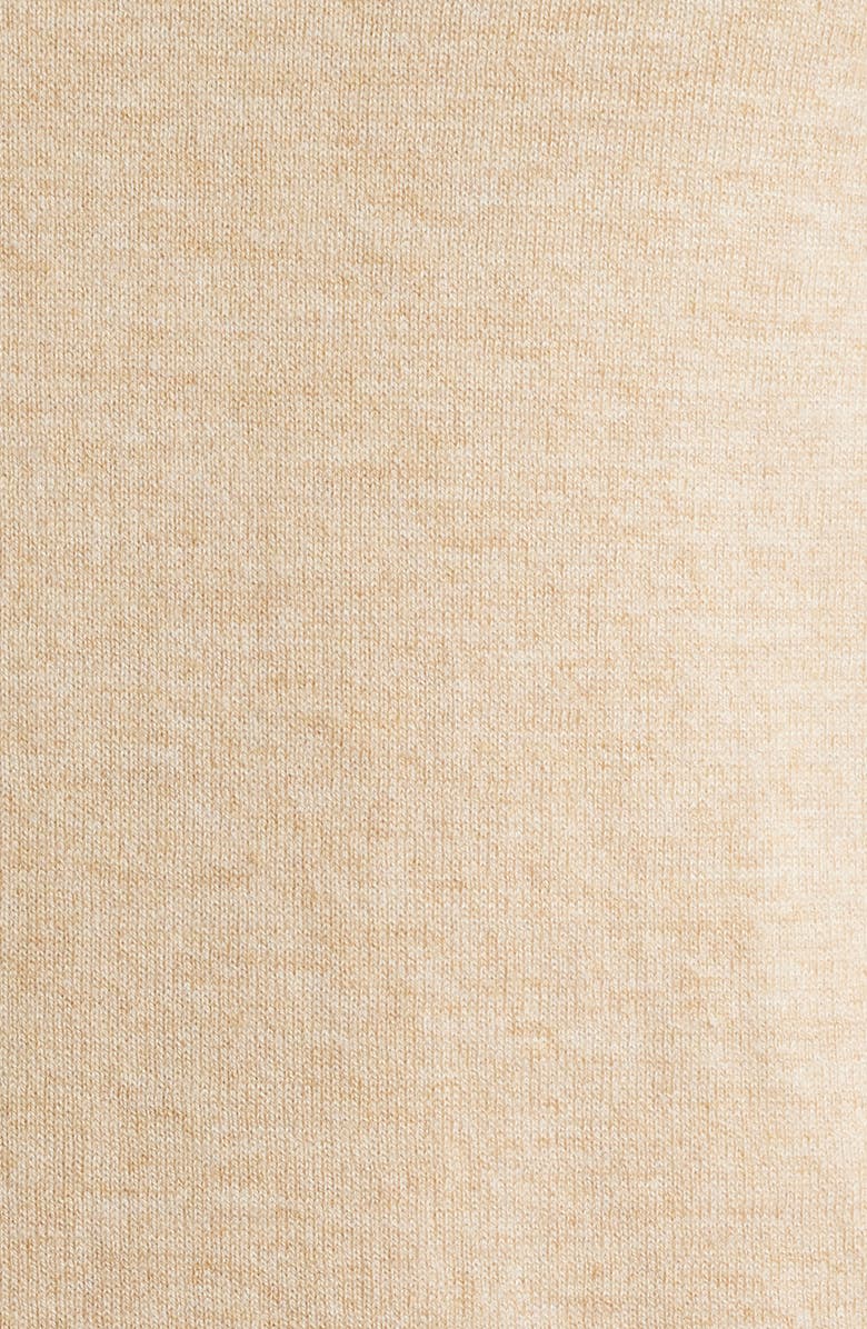 Mizzen+Main Heritage Quarter Zip Sweater, Alternate, color, Khaki Heather