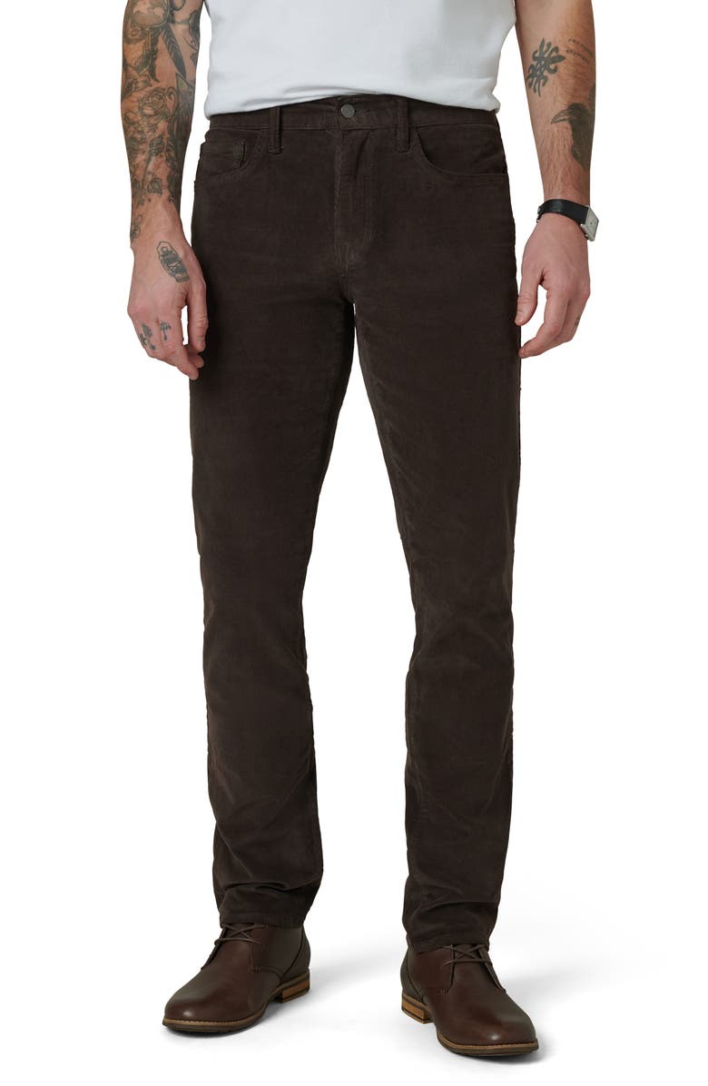 Joe's The Brixton Slim Straight Leg Corduroy Jeans, Main, color, Espresso