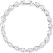 CHLOE AND MADISON Pear Cubic Zirconia Tennis Bracelet
