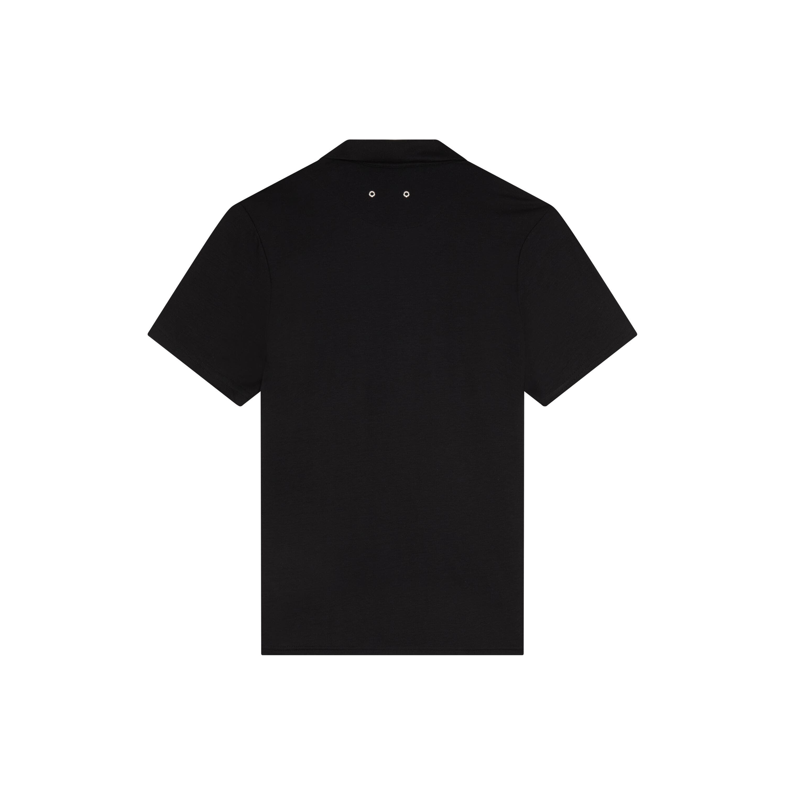Men Tencel Polo Shirt Solid - image 2